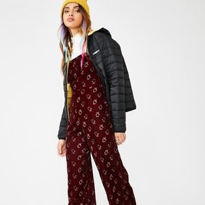 Obey velvet romper jumper overall